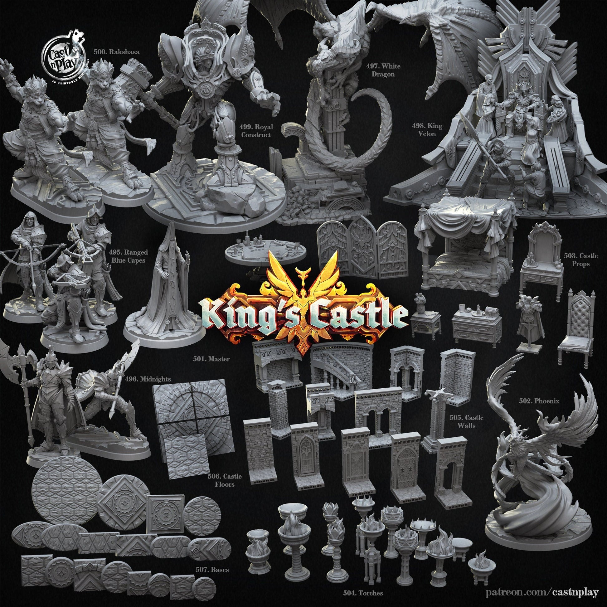 8 or 16 Piece Mystery Piece Miniature - Random Selection (16 Models) 32mm scale - 