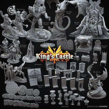 8 or 16 Piece Mystery Piece Miniature | Random Selection (16 Models) 32mm scale - Tabletop RPG & D&D miniature. Perfect for wargaming & collectors