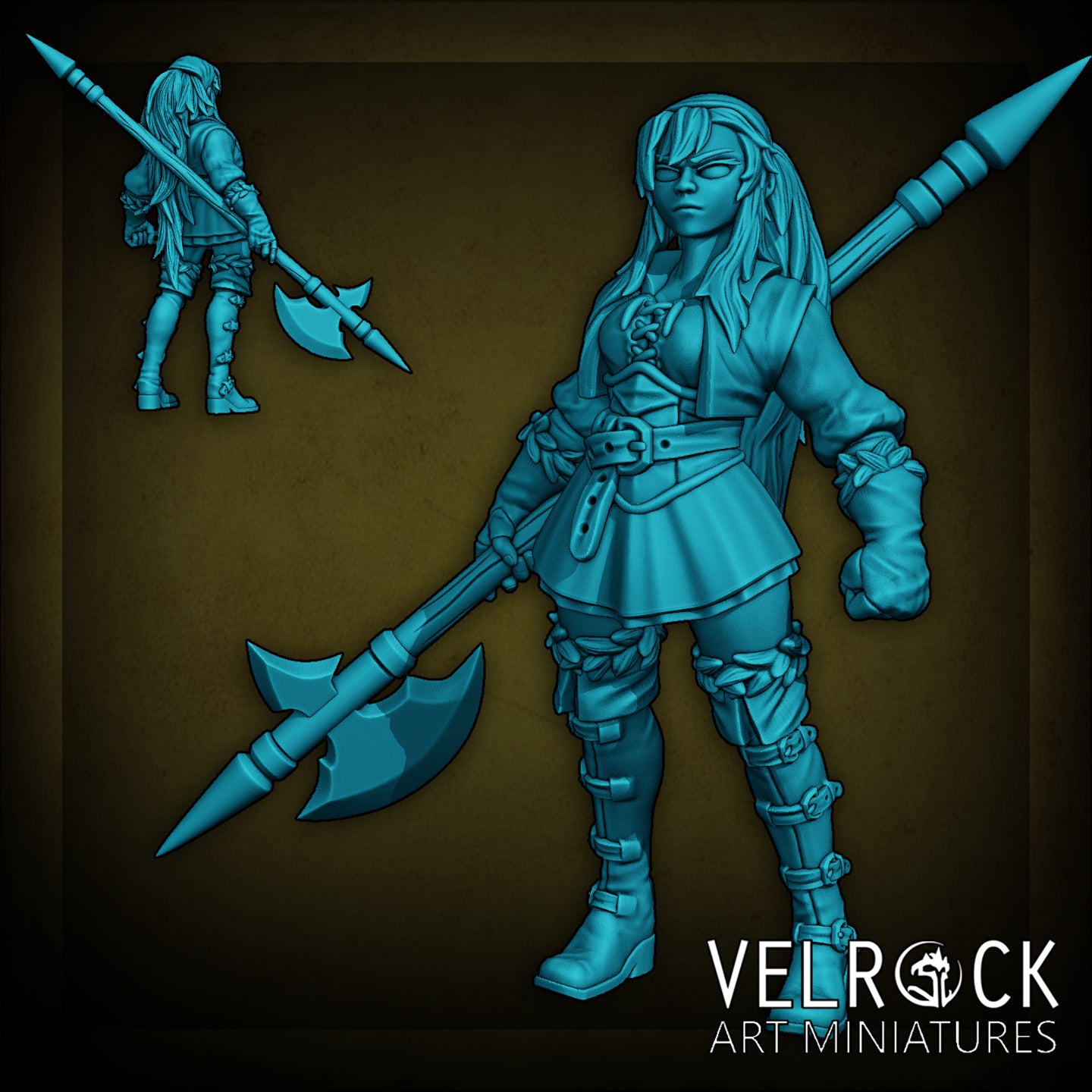 Gothic Adventure Hero Player Miniature
