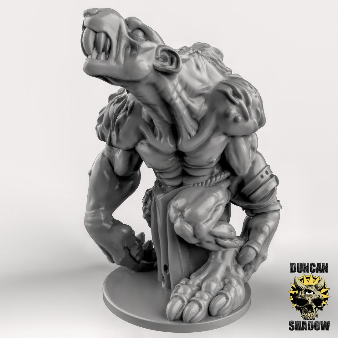 Rat Folk Ogre Miniature