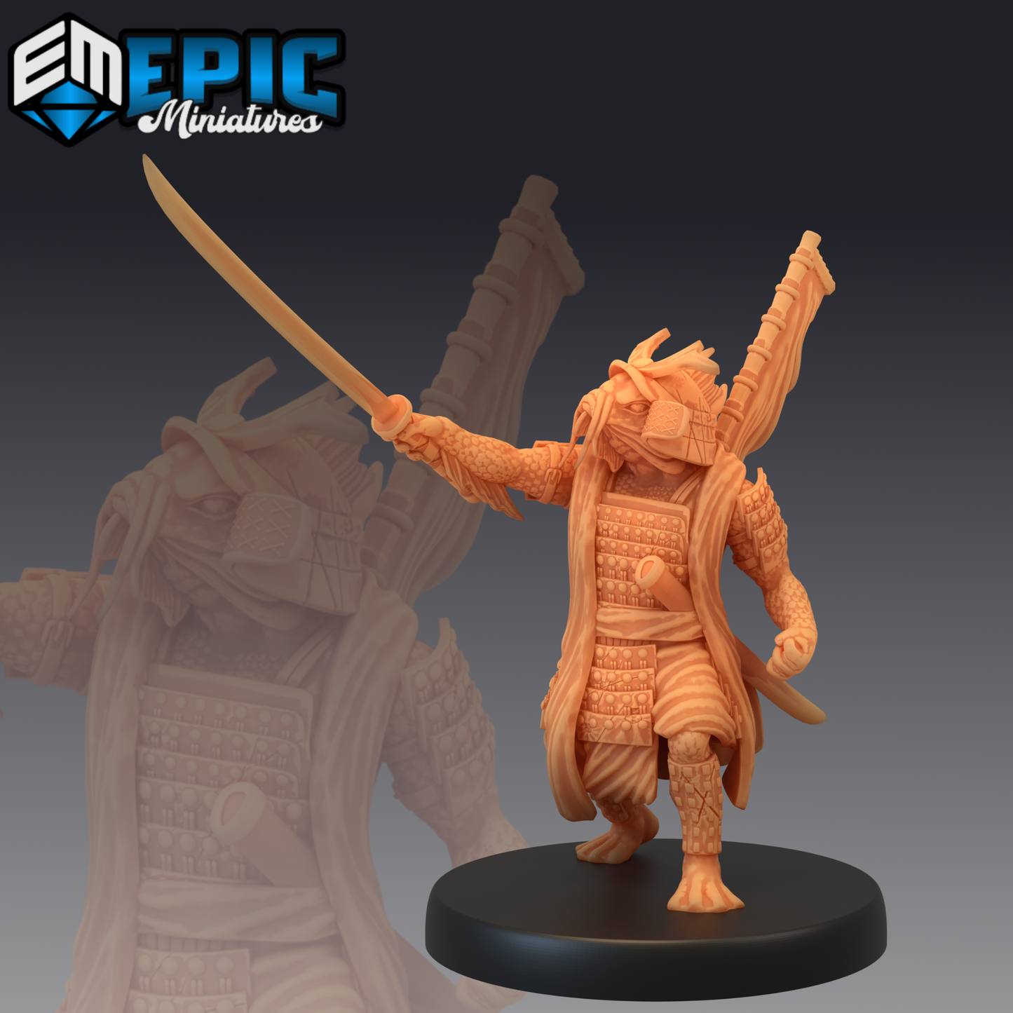 Fishfolk Koi 2 Miniature | Enhance Your Tabletop Battles - Tabletop RPG & D&D miniature. Perfect for wargaming & collectors.