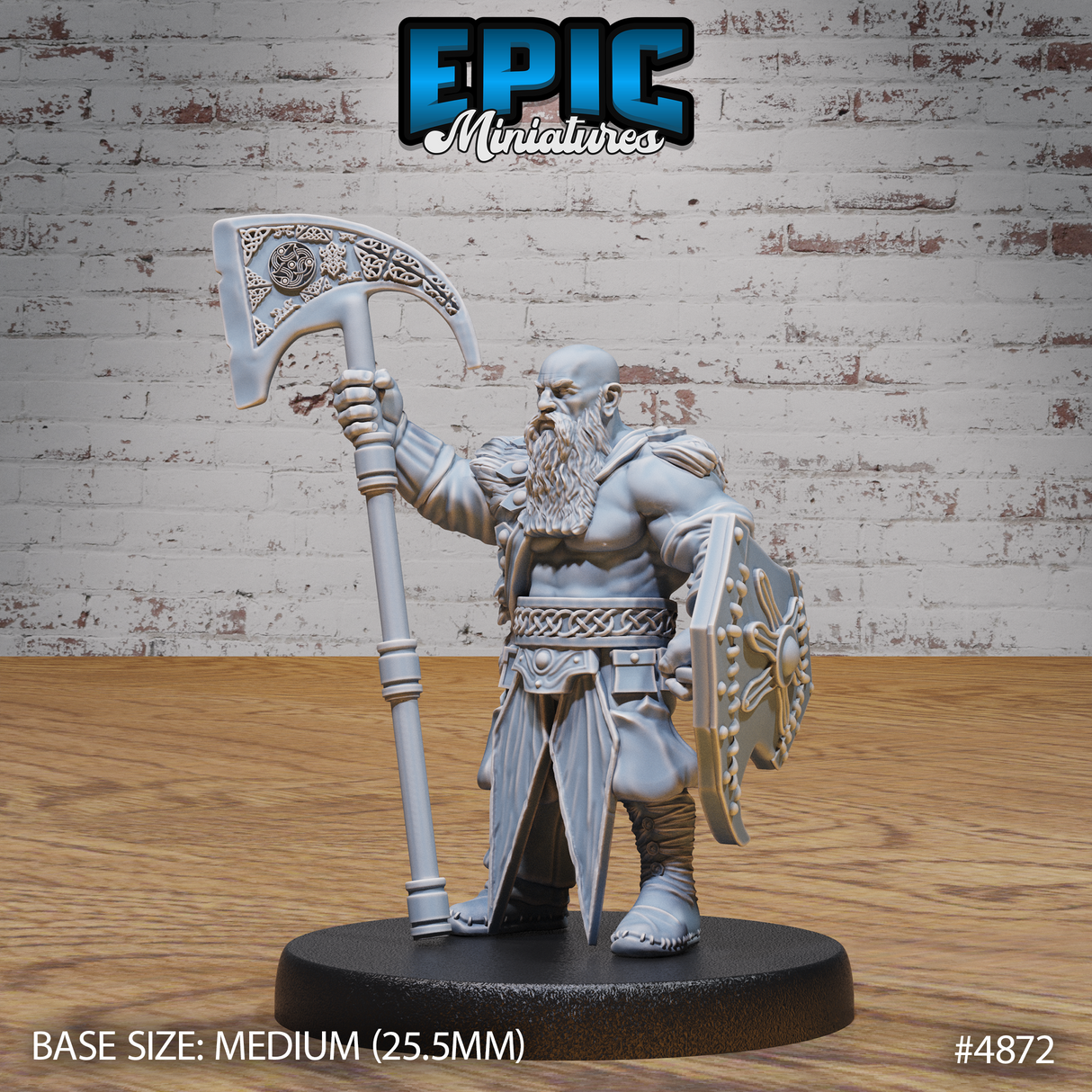 Dwarf Raider Miniature