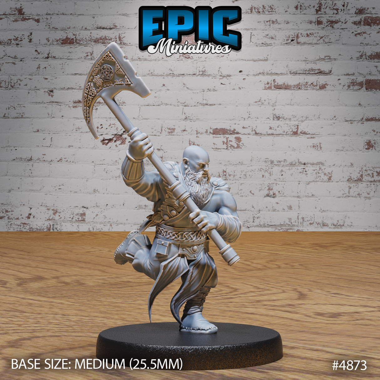 Dwarf Raider Miniature