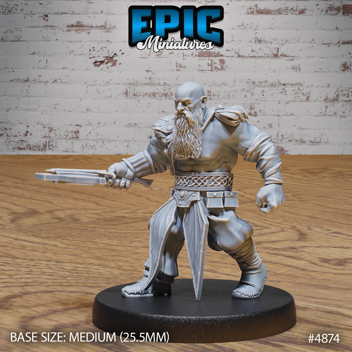 Dwarf Raider Miniature