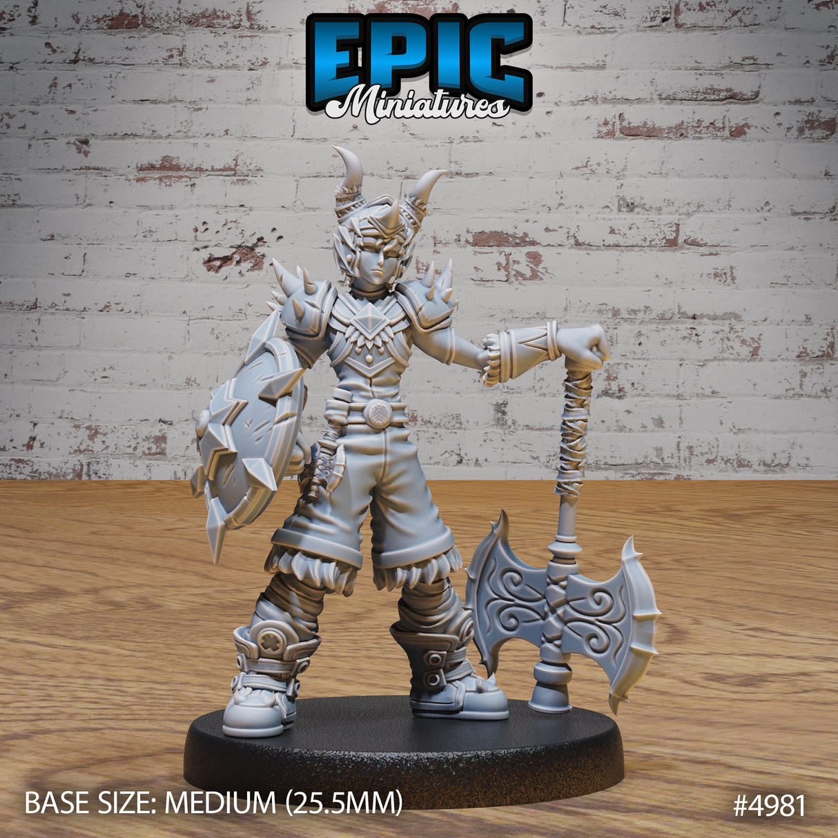Young Barbarian Miniature
