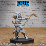 Halfling Druid Female Miniature