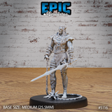 Half Drow Slave Master Miniature