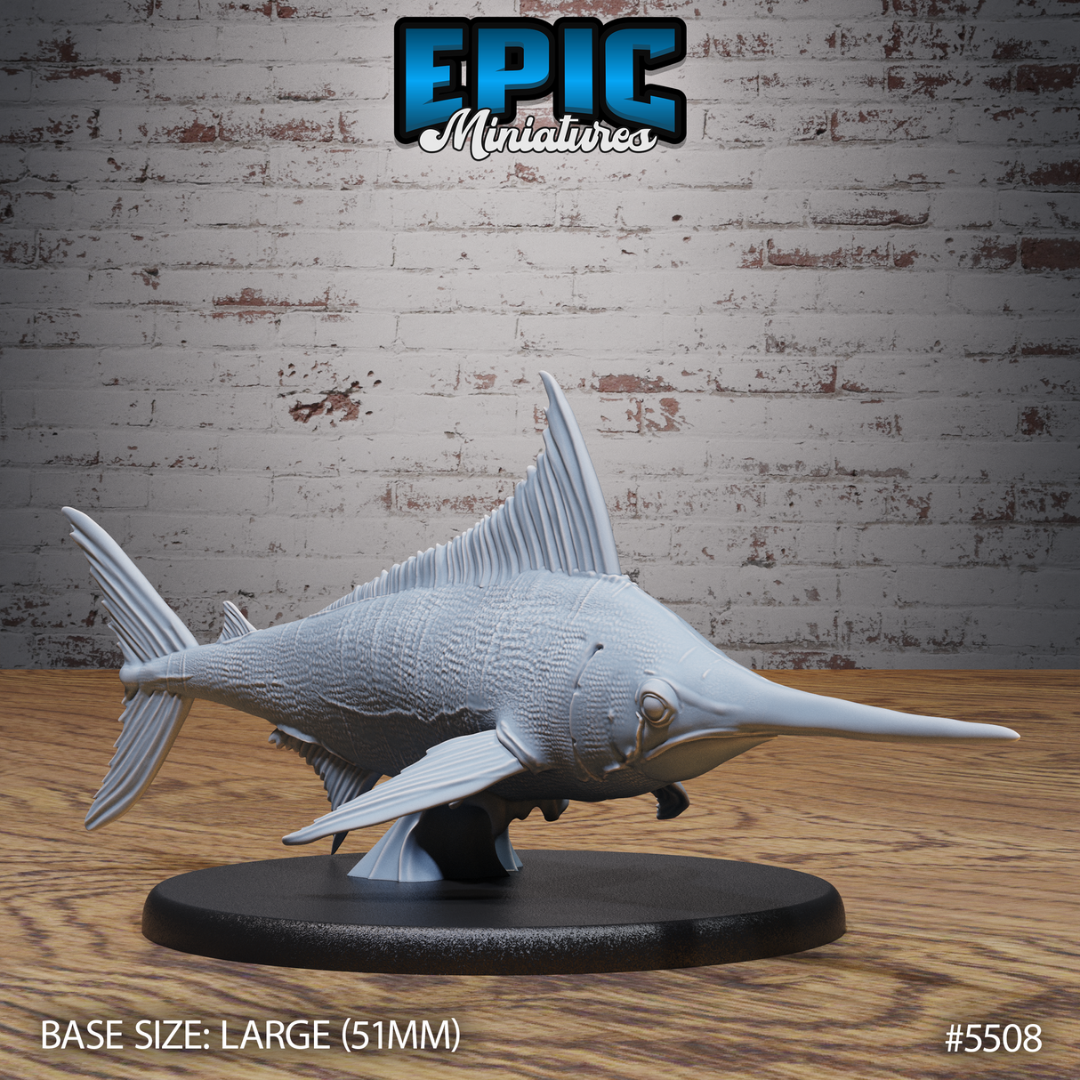 Marlin Swordfish Miniature