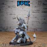 Unicorn Folk Warrior Miniature