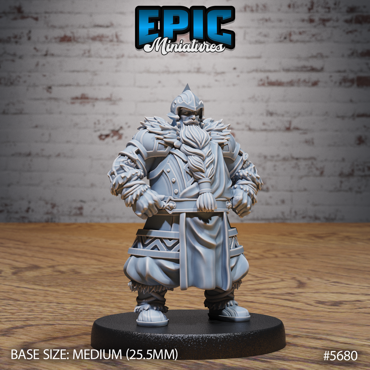 Dwarf Fighter Miniature