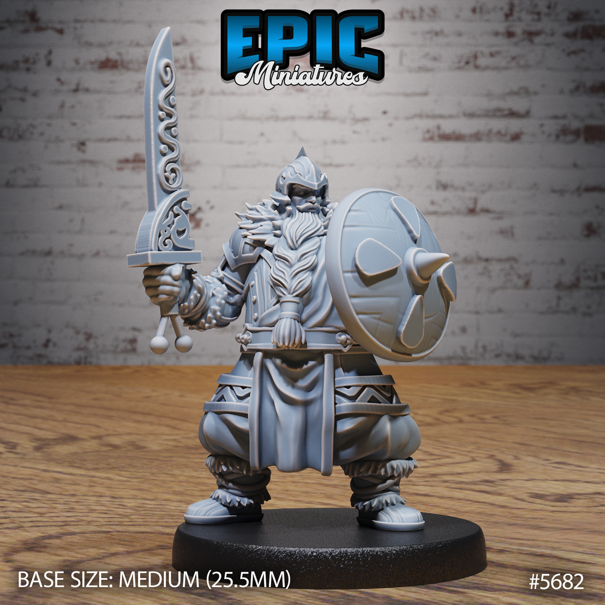 Dwarf Fighter Miniature