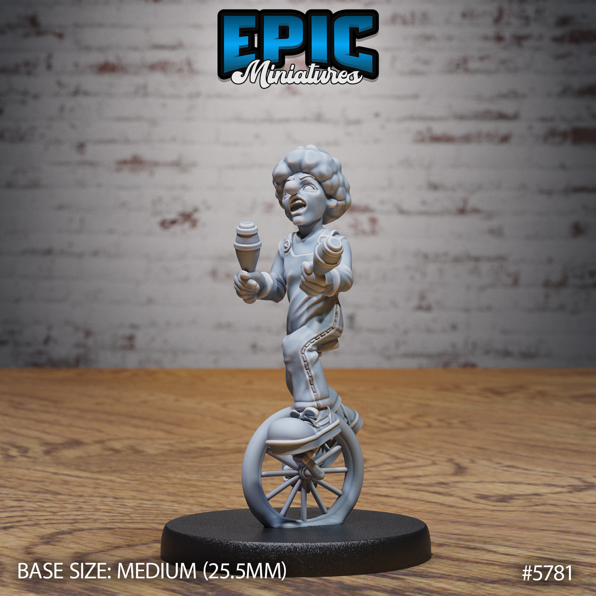 Circus Clown Character Set Miniature