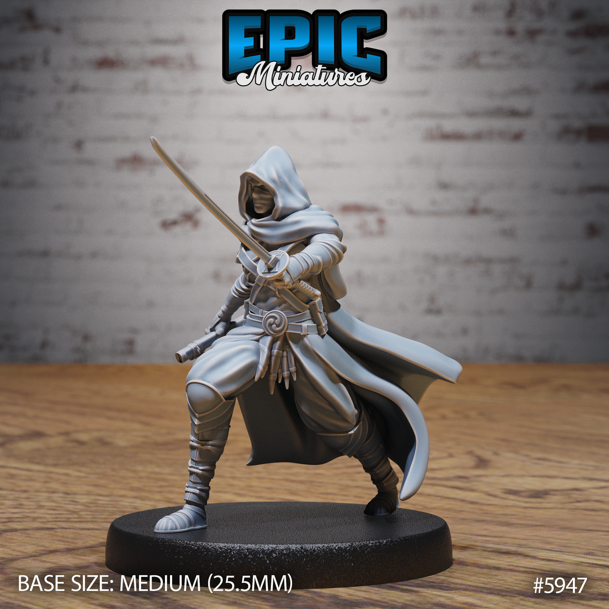 Hooded Ninja Miniature