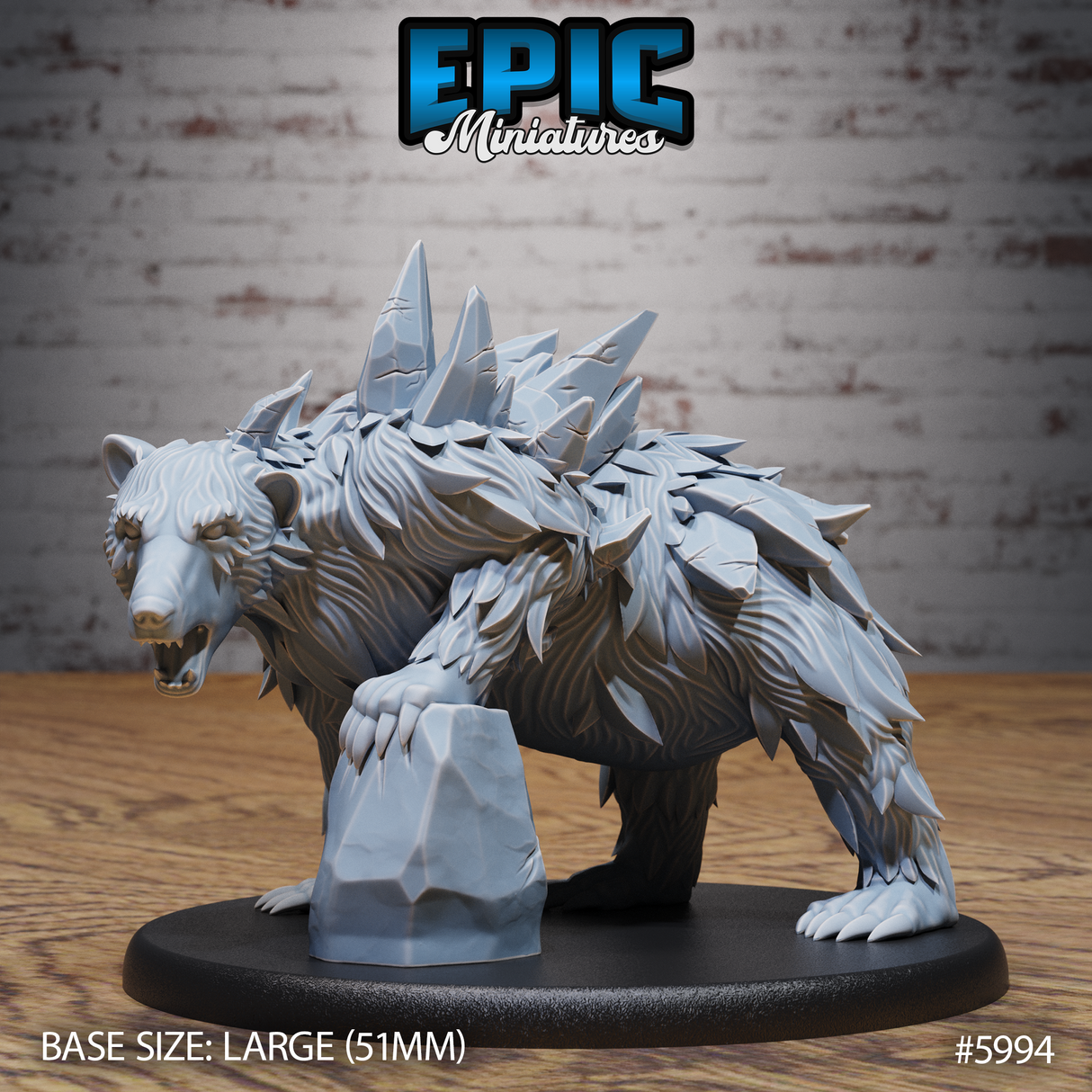 Magical Frost Bear Miniature