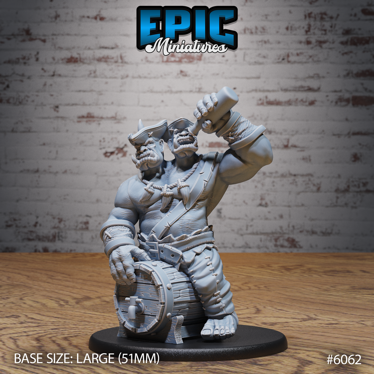 Ettin Pirate Miniature