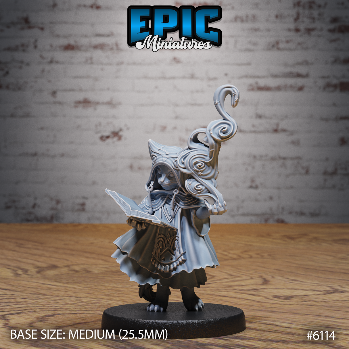 Catfolk Warlock Miniature