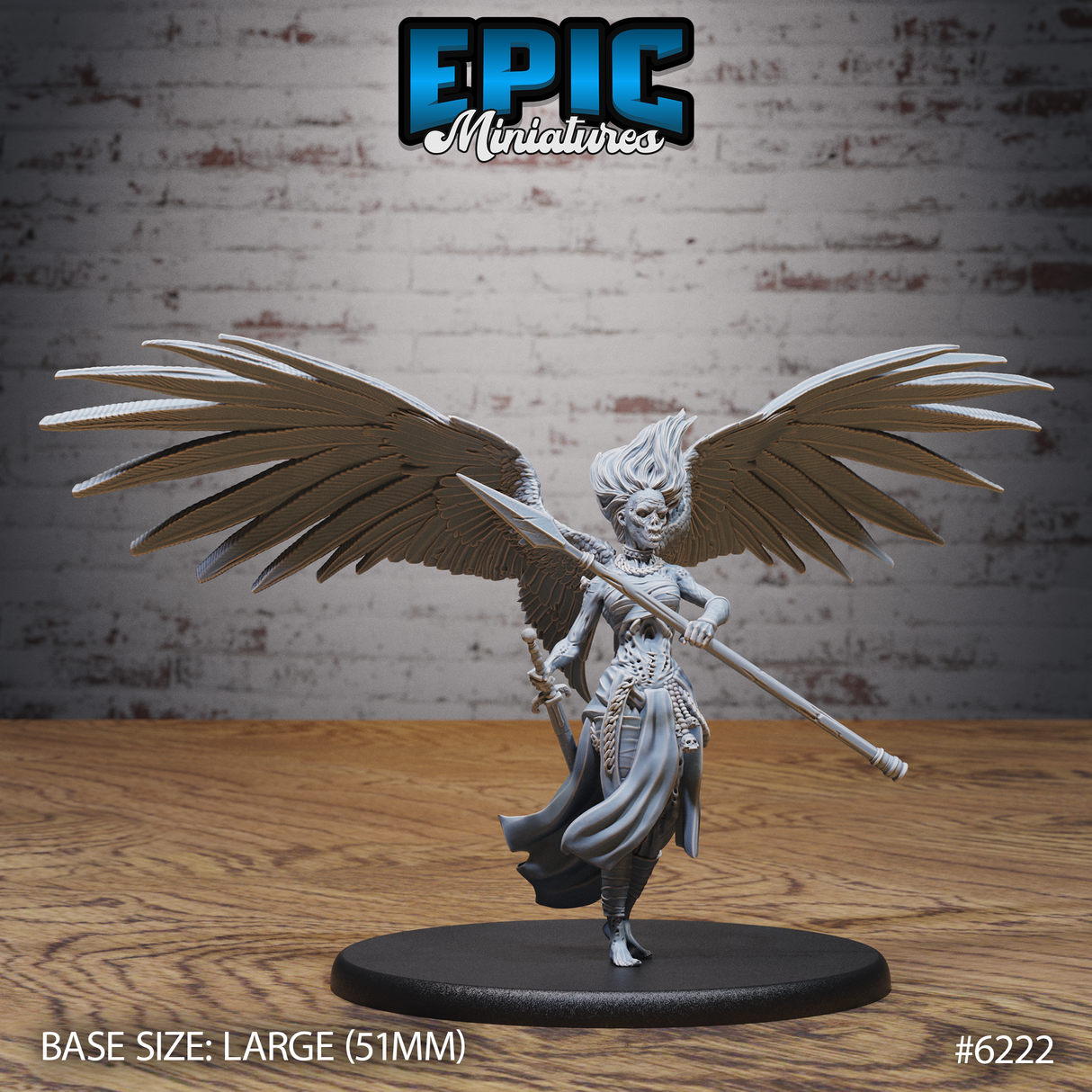Angel Zombie Miniature