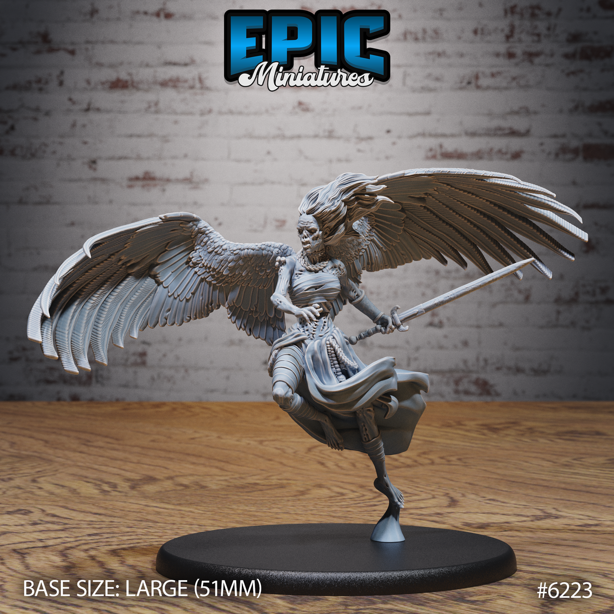 Angel Zombie Miniature