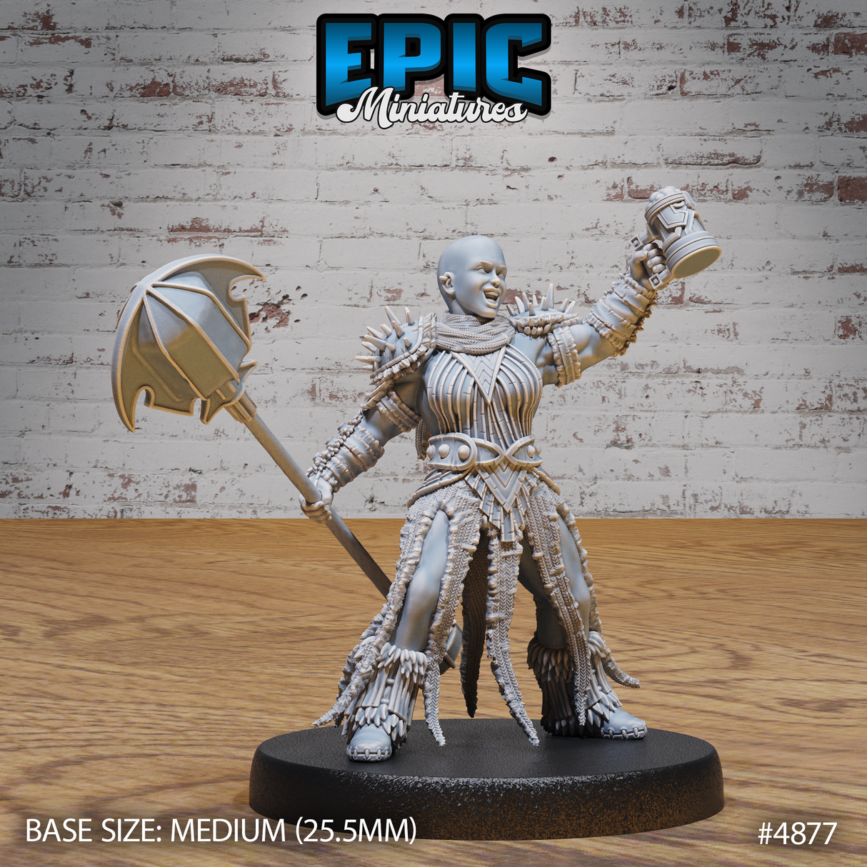 Bald Dwarf Female Miniature