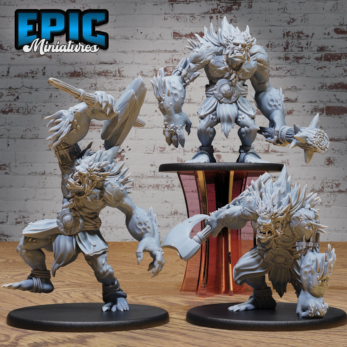Savage Troll Miniature