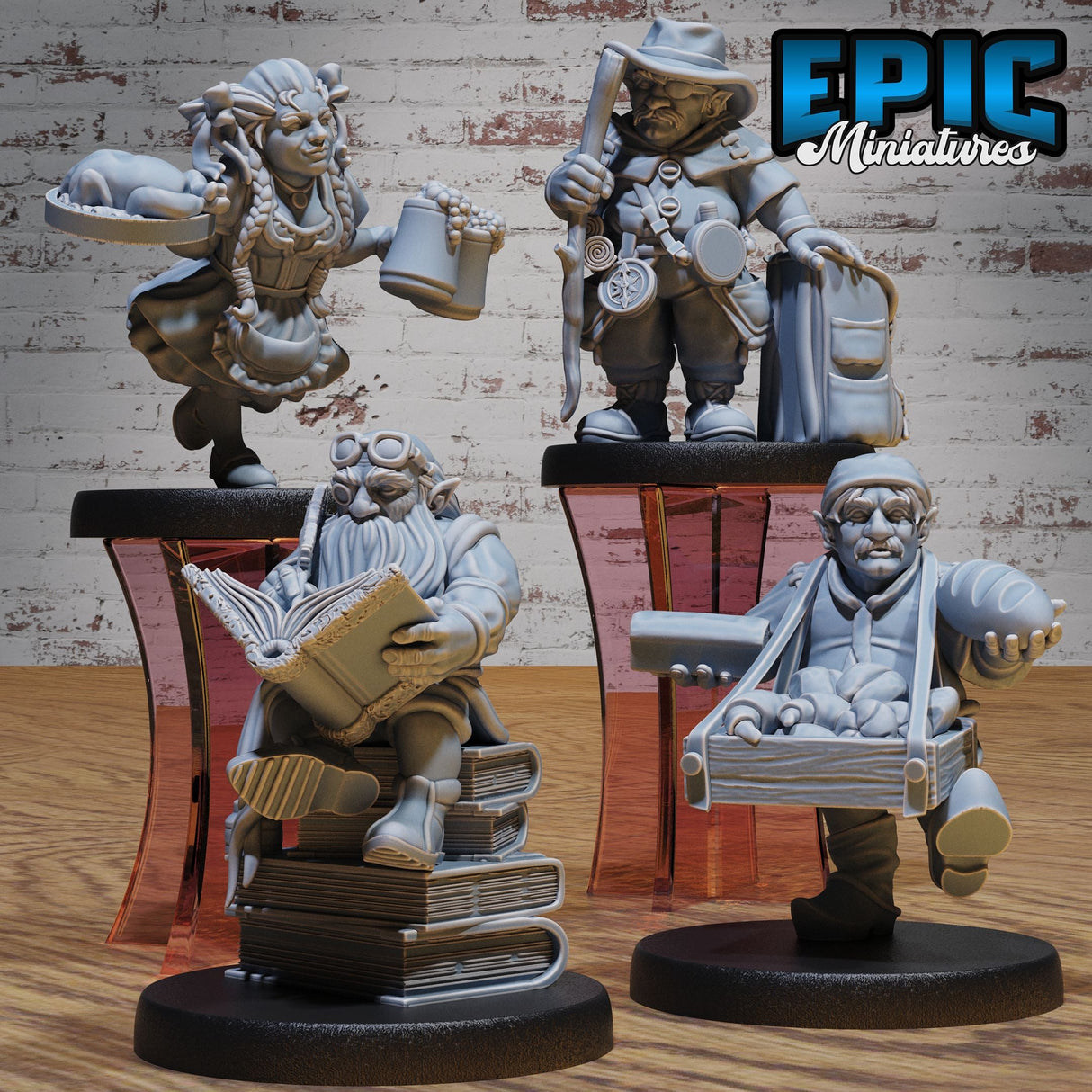 Halfling Villager Miniature