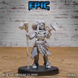 Halfling Druid Female Miniature