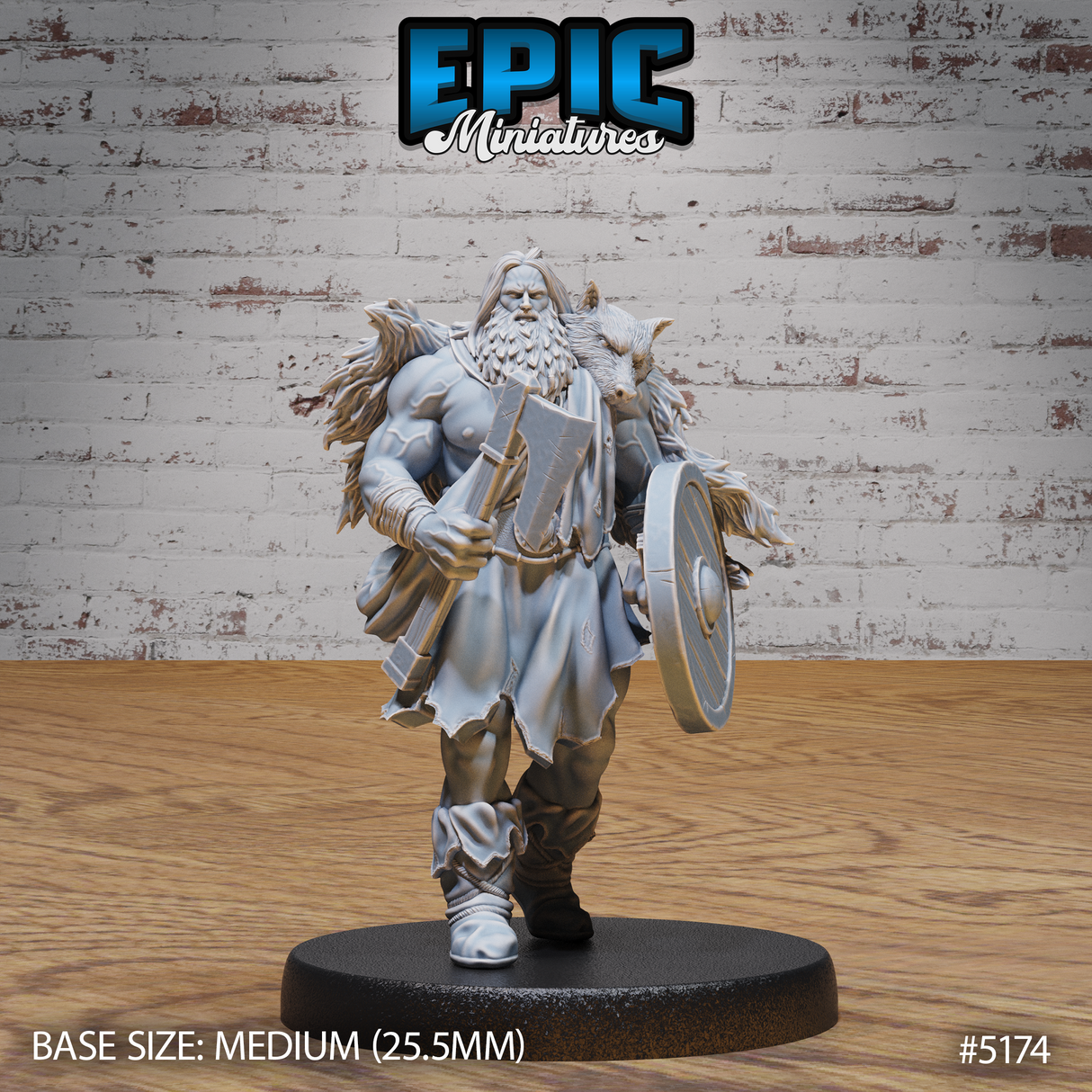 Berserker Viking Miniature