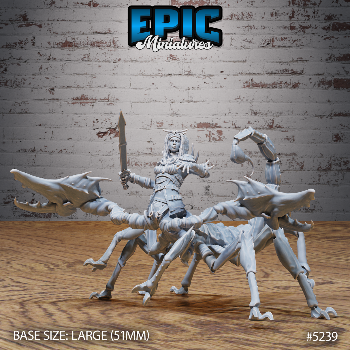 Scorpion Centaur Lady Miniature