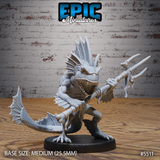 Fishfolk Warrior Miniature