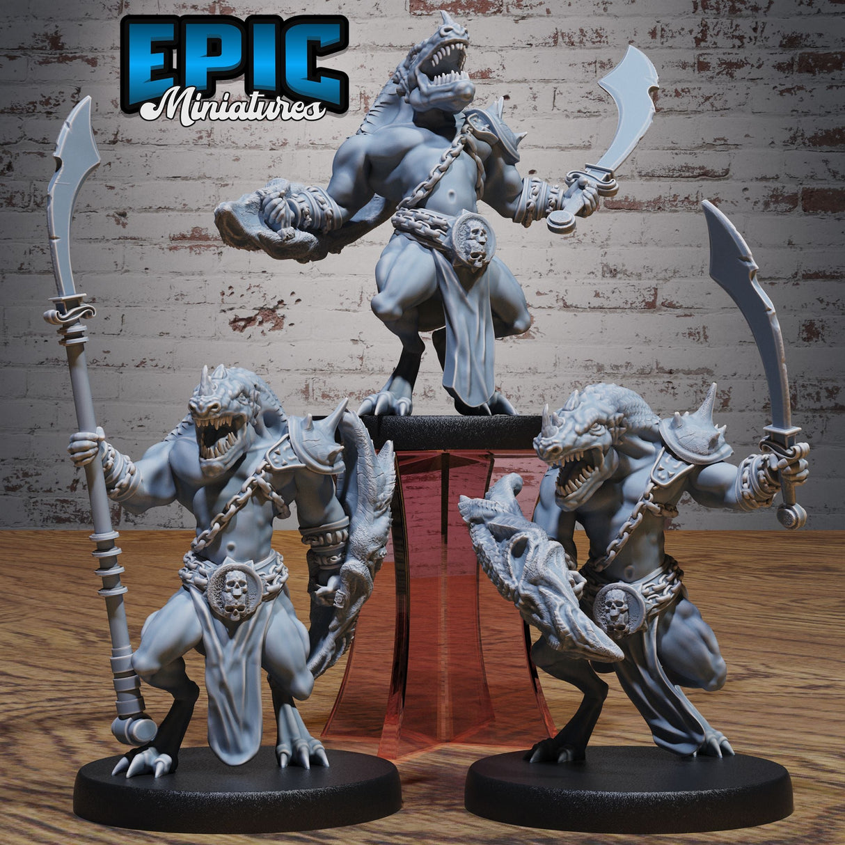 Blue Dragonspawn Miniature