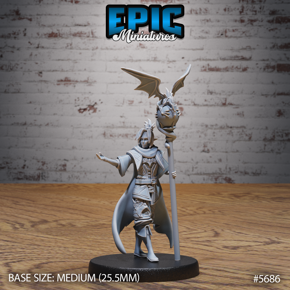 Dragonfire Sorcerer Miniature