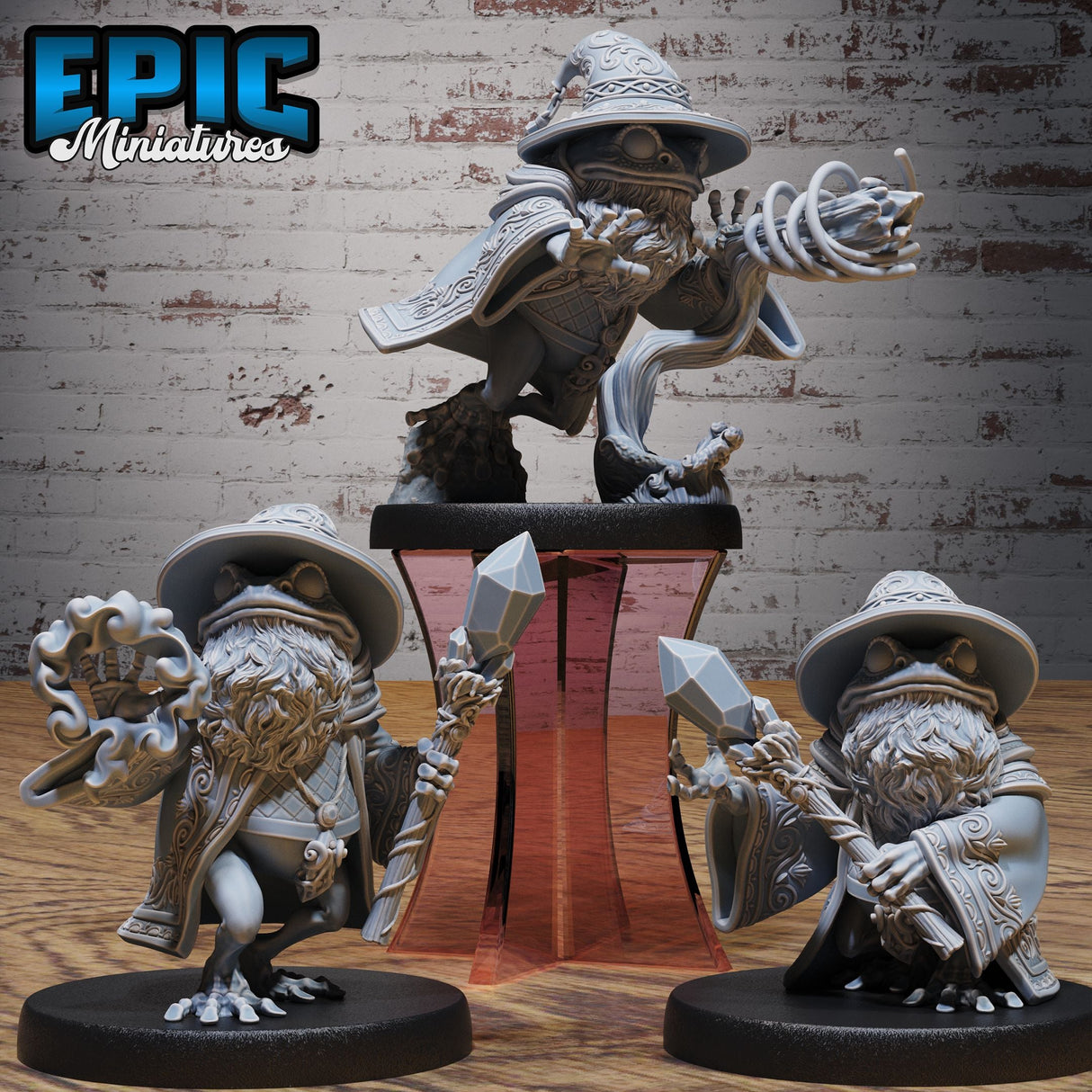 Frog Wizard Miniature