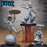 Circus Clown Set Miniature
