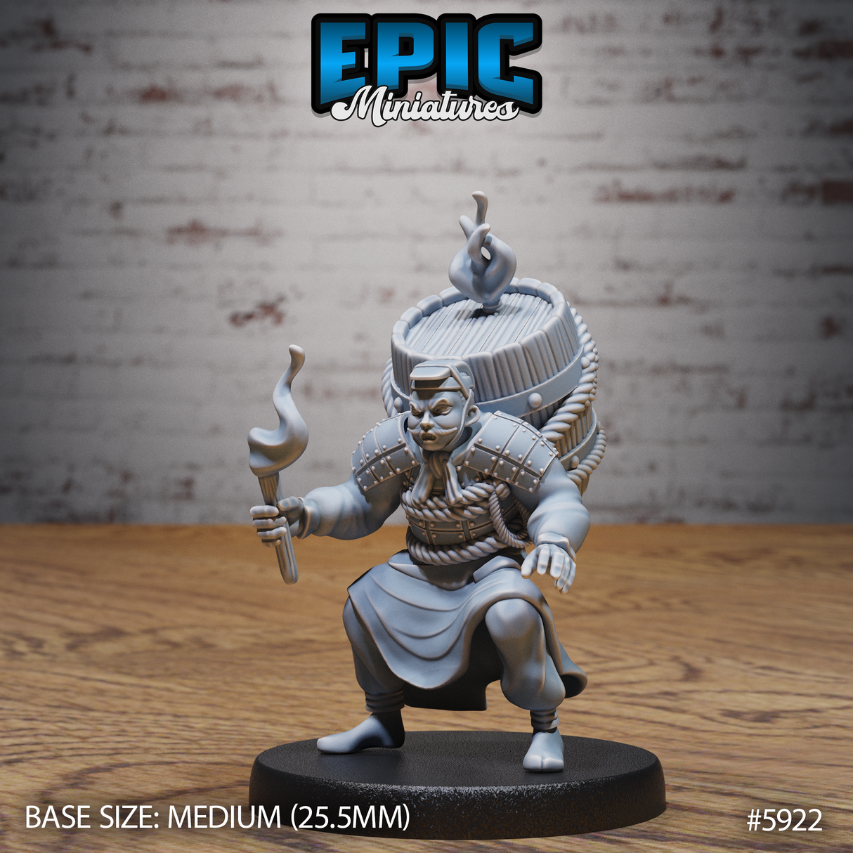 Kamikaze Warrior Miniature