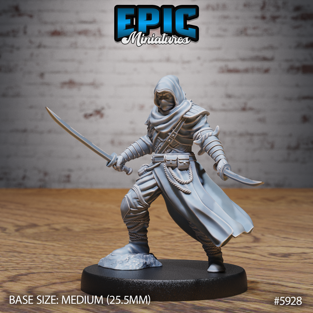 White Ninja Miniature