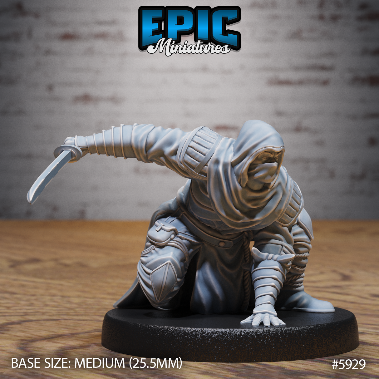 White Ninja Miniature