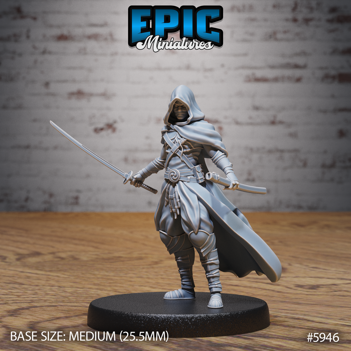Hooded Ninja Miniature
