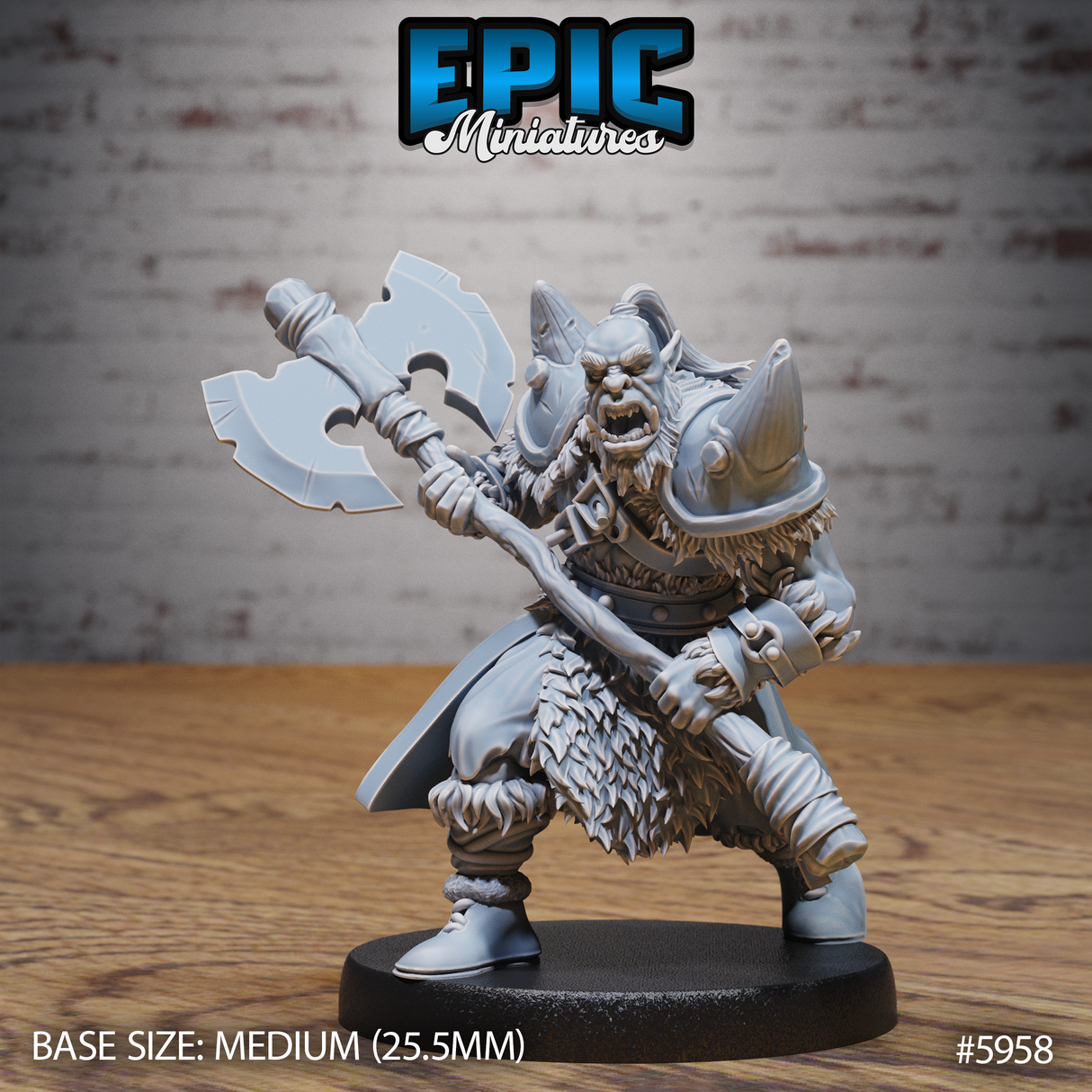 Snow Orc Miniature