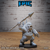 Walrus Folk Huntress Miniature