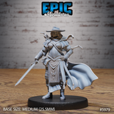 Half Orc Female Adventurer Miniature