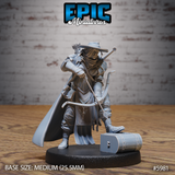 Half Orc Female Adventurer Miniature