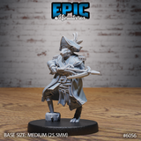 Ratfolk Pirate Captain Miniature