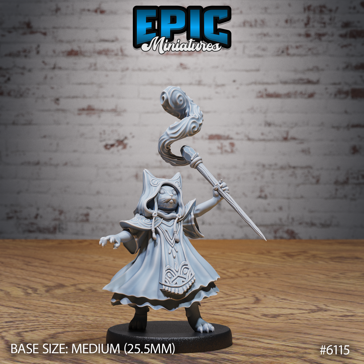 Catfolk Warlock Miniature