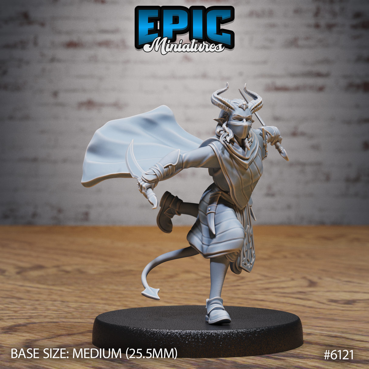 Tiefling Assassin Miniature
