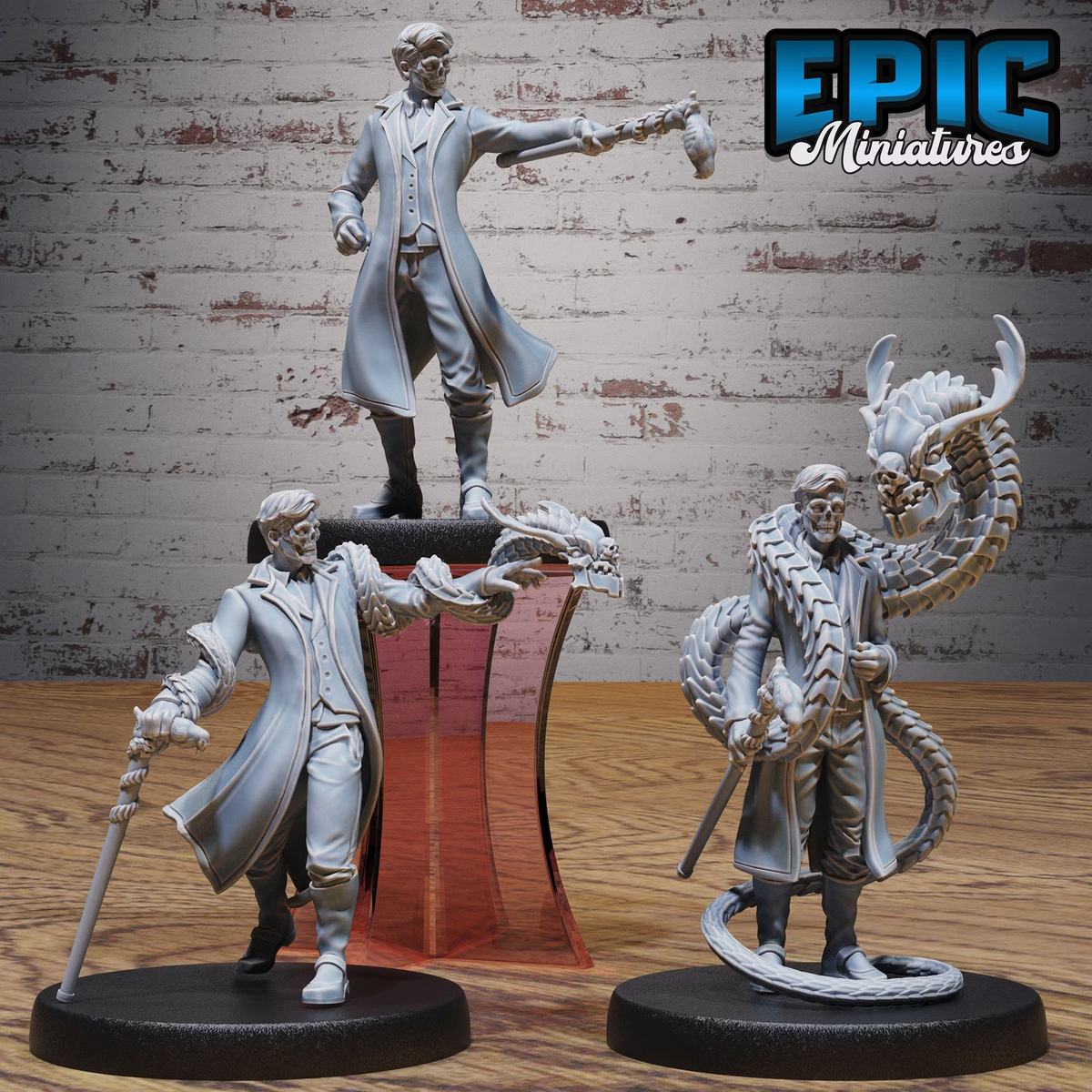 Blue Warlock Miniature