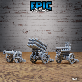 Dwarven Cannons Miniature | Sculpt A