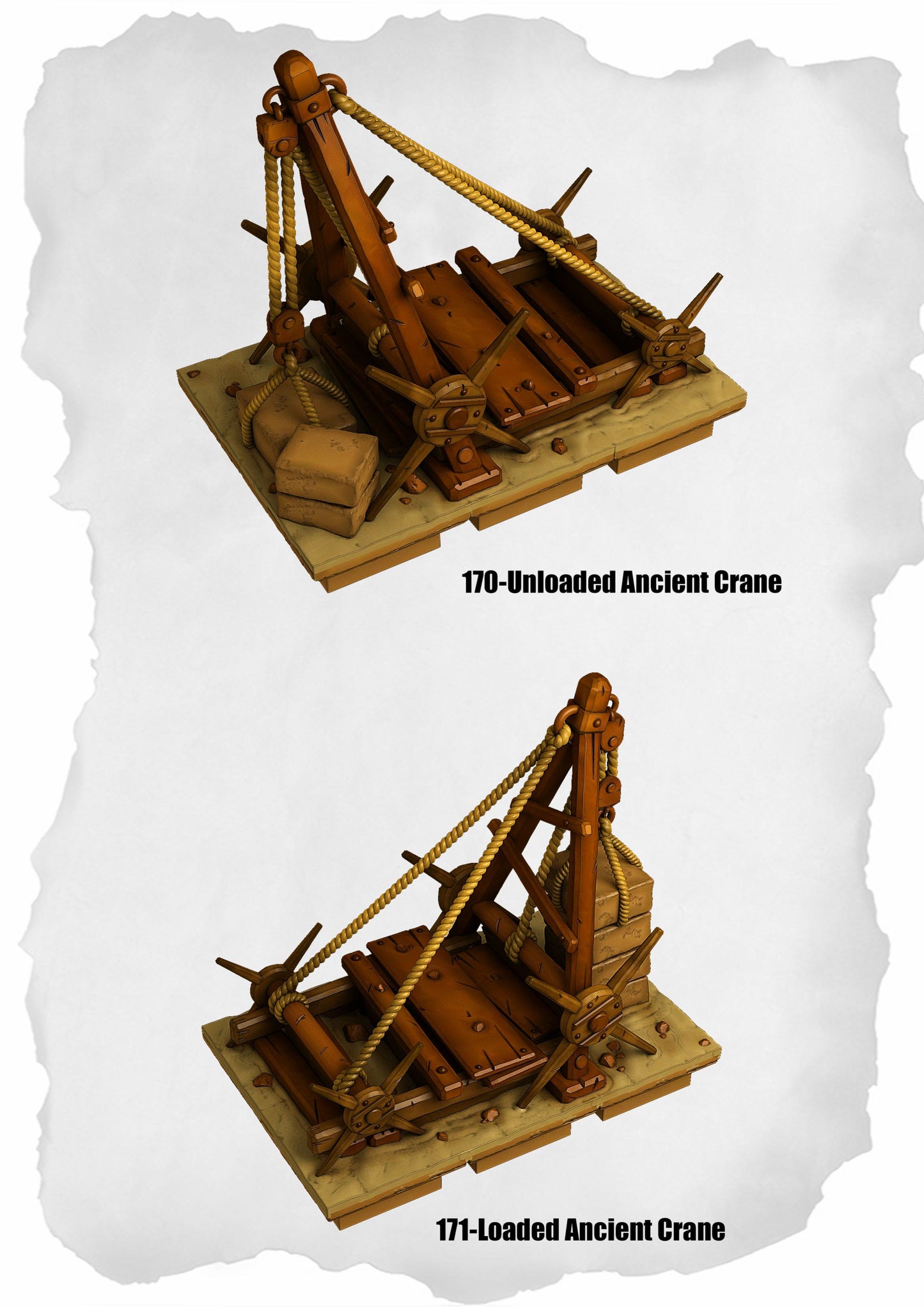 Desert Tiles – Ancient Crane Pack (ET-170 to ET-171)