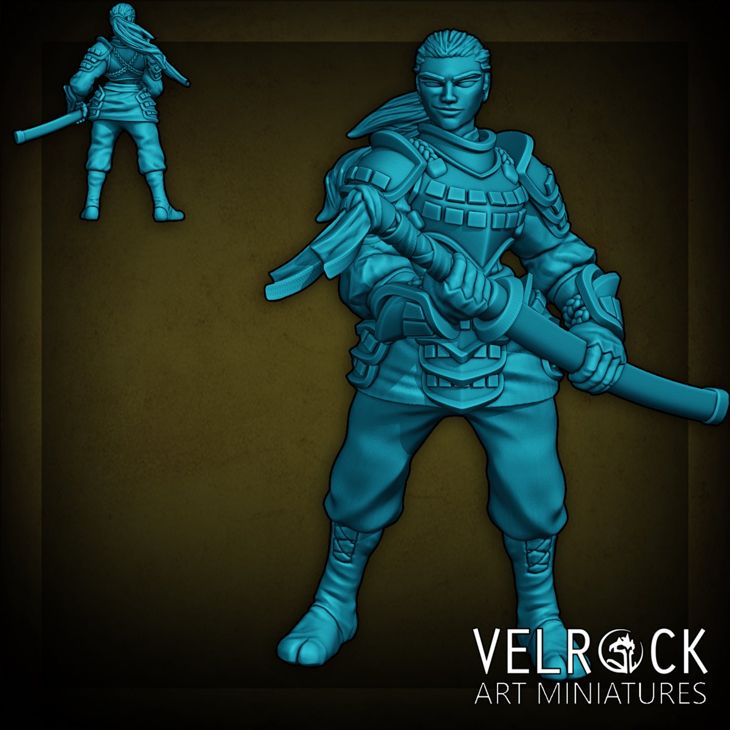 Eastern Warrior NPC Miniature