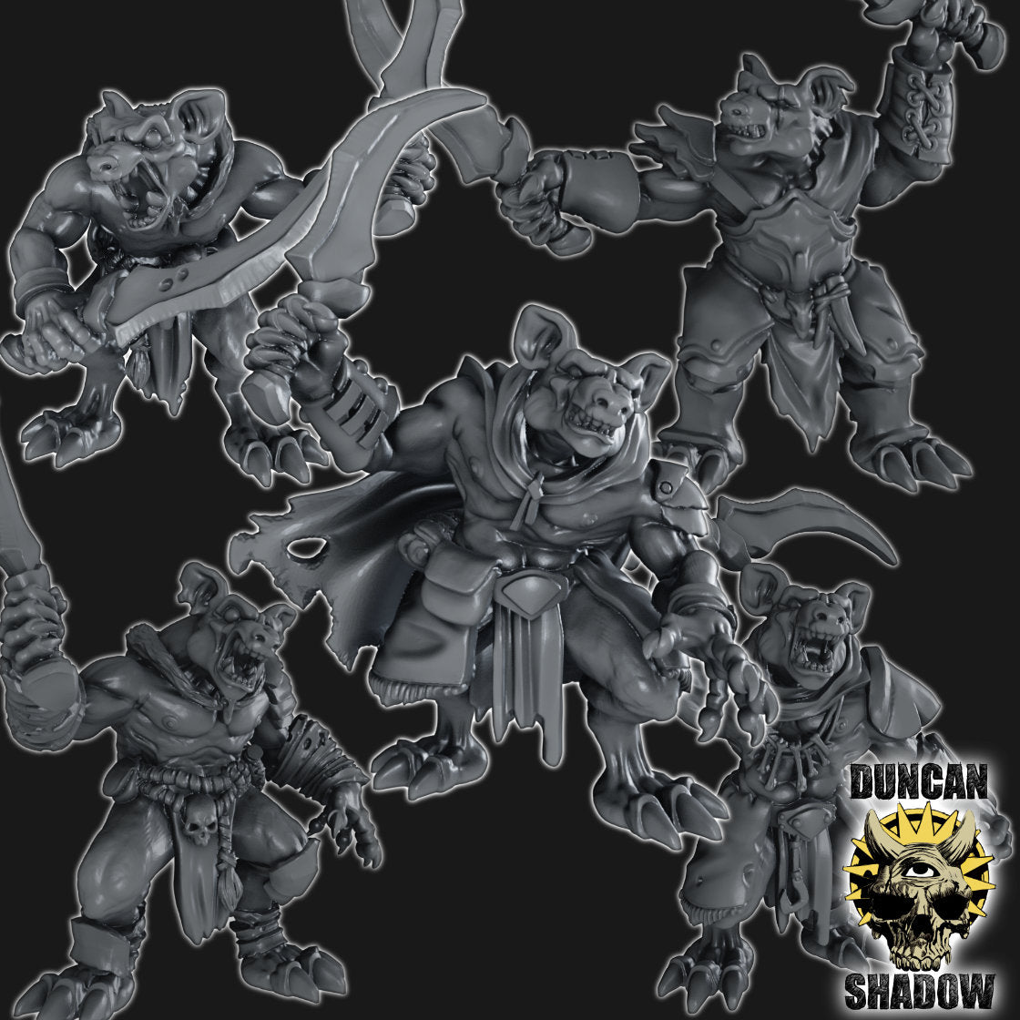 Gnolls with Swords