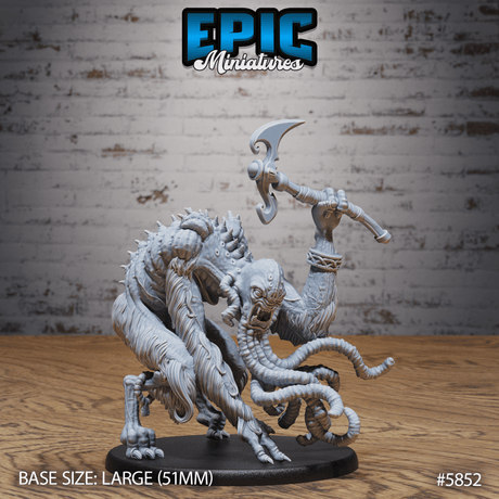 Abominable Mind Miniature | A - Tabletop RPG & D&D miniature. Perfect for wargaming & collectors